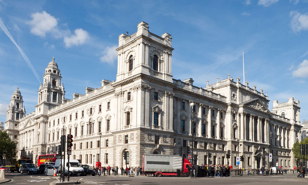 The UK Treasury building Thyson Technology